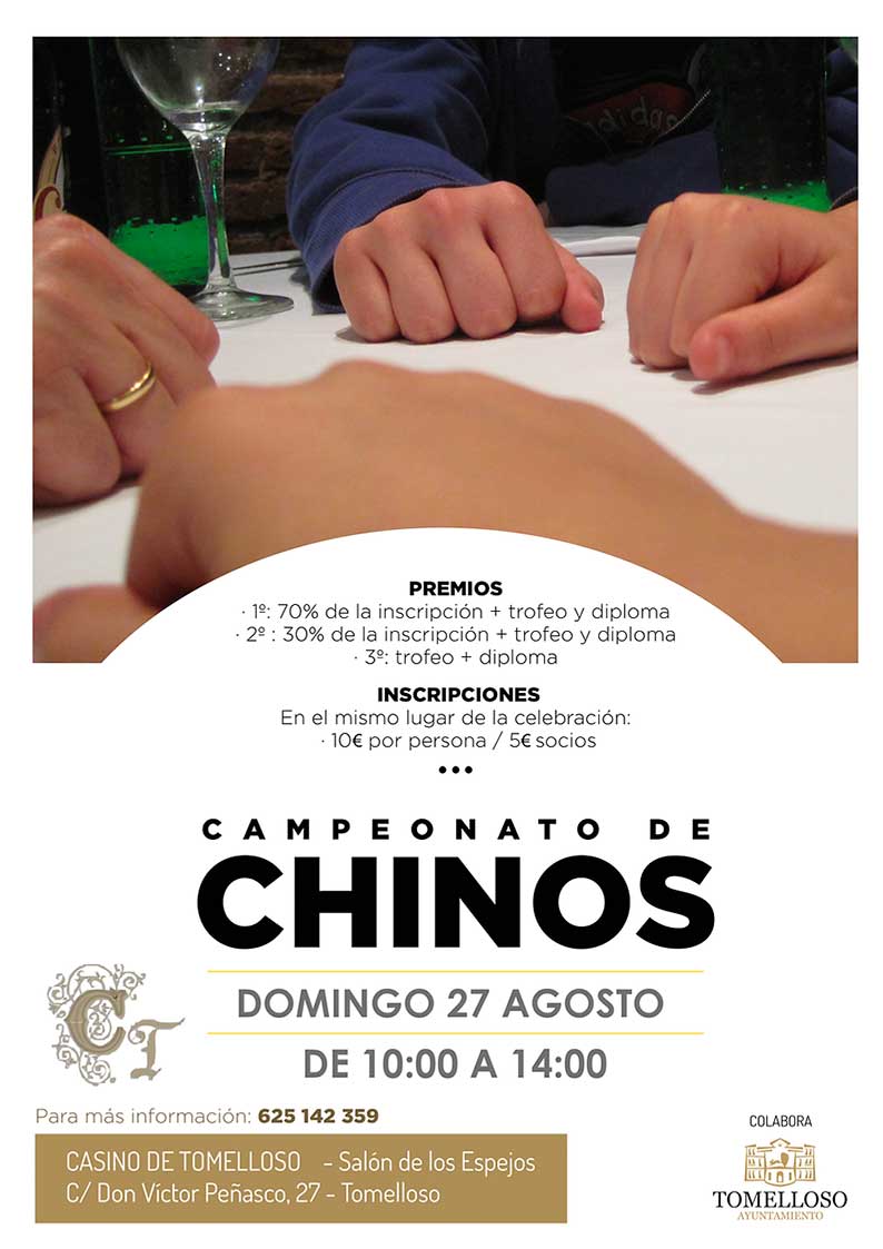 Campeonato de Chinos en Casino de Tomelloso