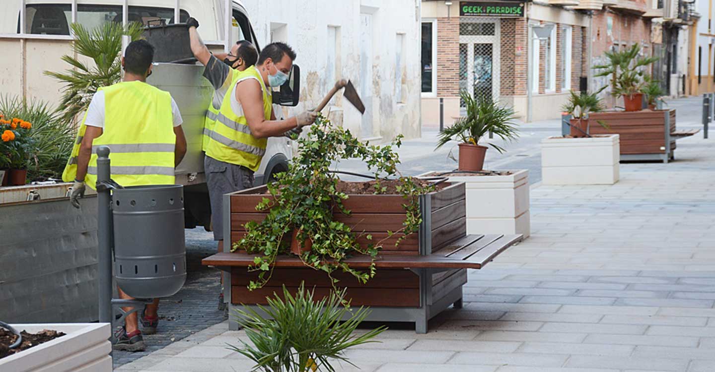 Se dan por finalizadas las obras de rehabilitación de las calles Palma y Azucena en la localidad de Tomelloso
