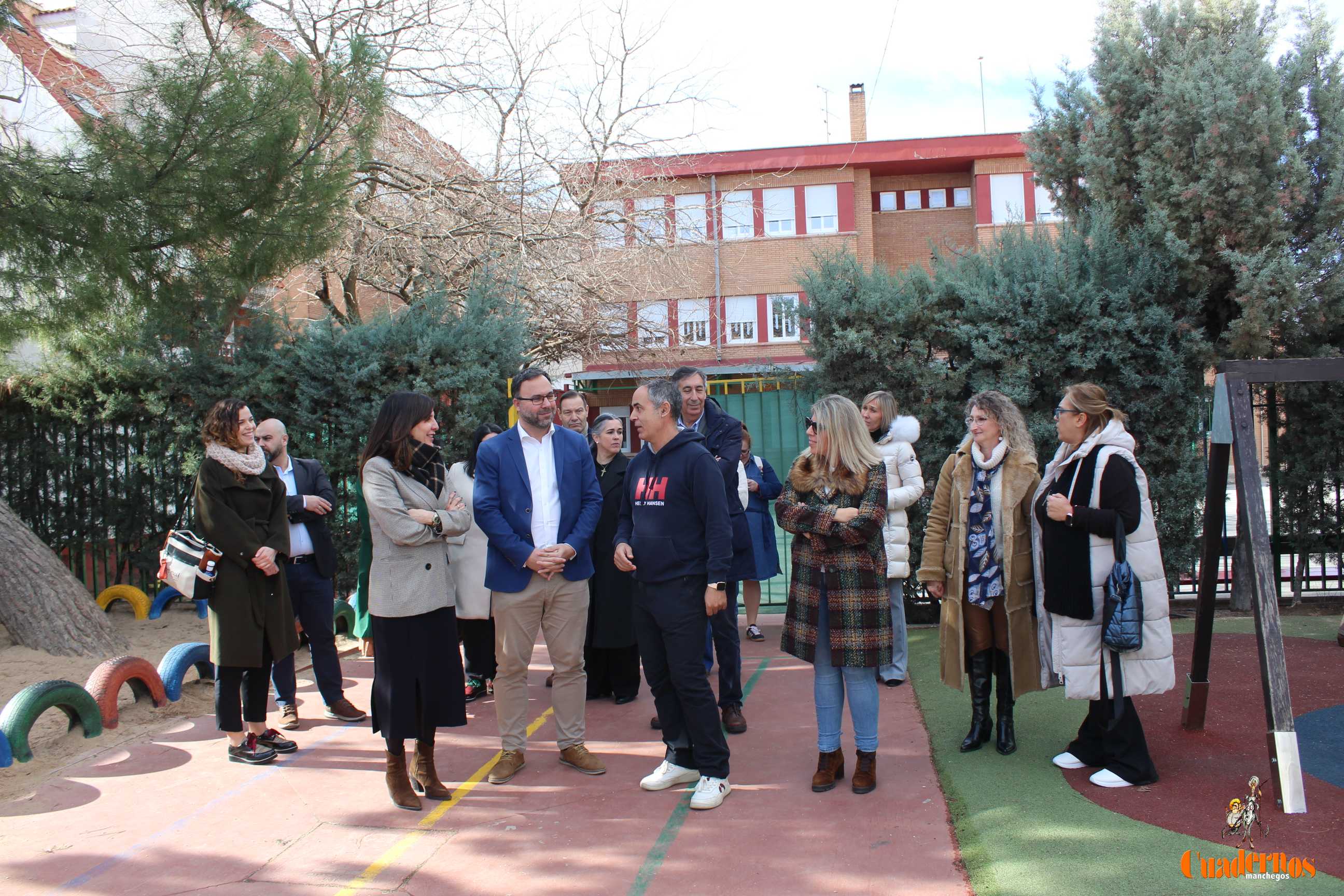 Blanca Fernández confirma más de 208.000 euros en actuaciones de mejora y climatización de cinco centros educativos de Tomelloso 