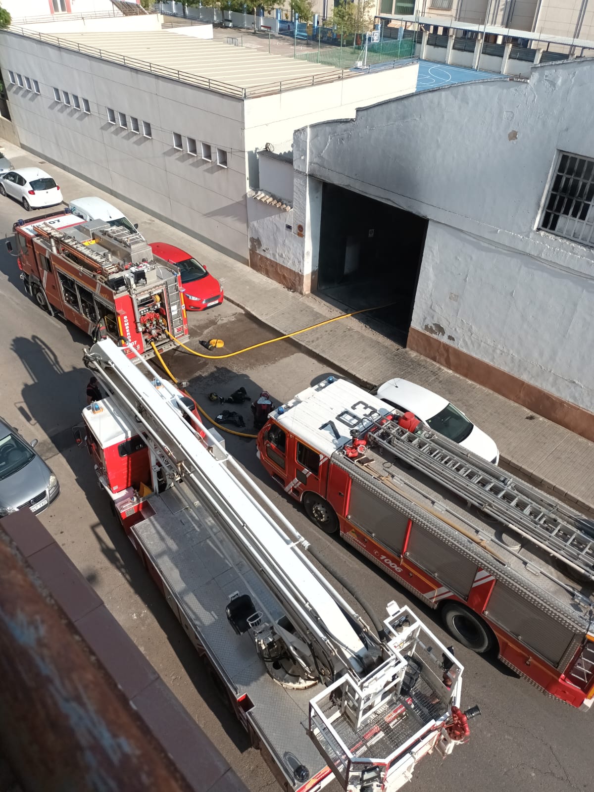 Incendio en Tomelloso