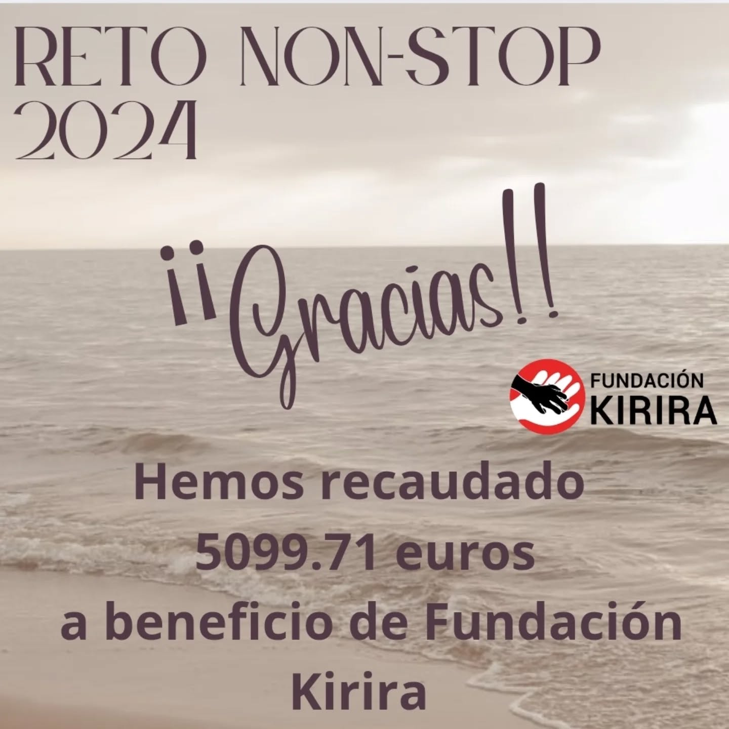 Reto 24 Horas Non-Stop: un éxito solidario que recauda más de 5.000 euros contra la MGF