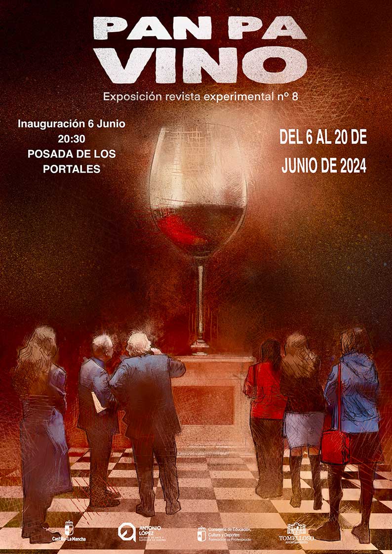 La EASDAL de Tomelloso abre las compuertas de su caudal creativo con la exposición “Pan pa Vino”