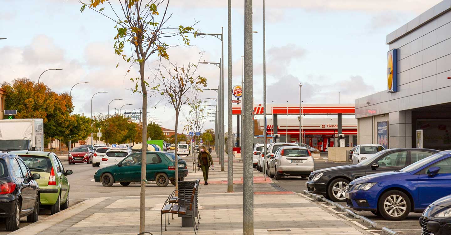 Con la plantación de árboles, finaliza la quinta fase de la avenida Juan Carlos I de Tomelloso
