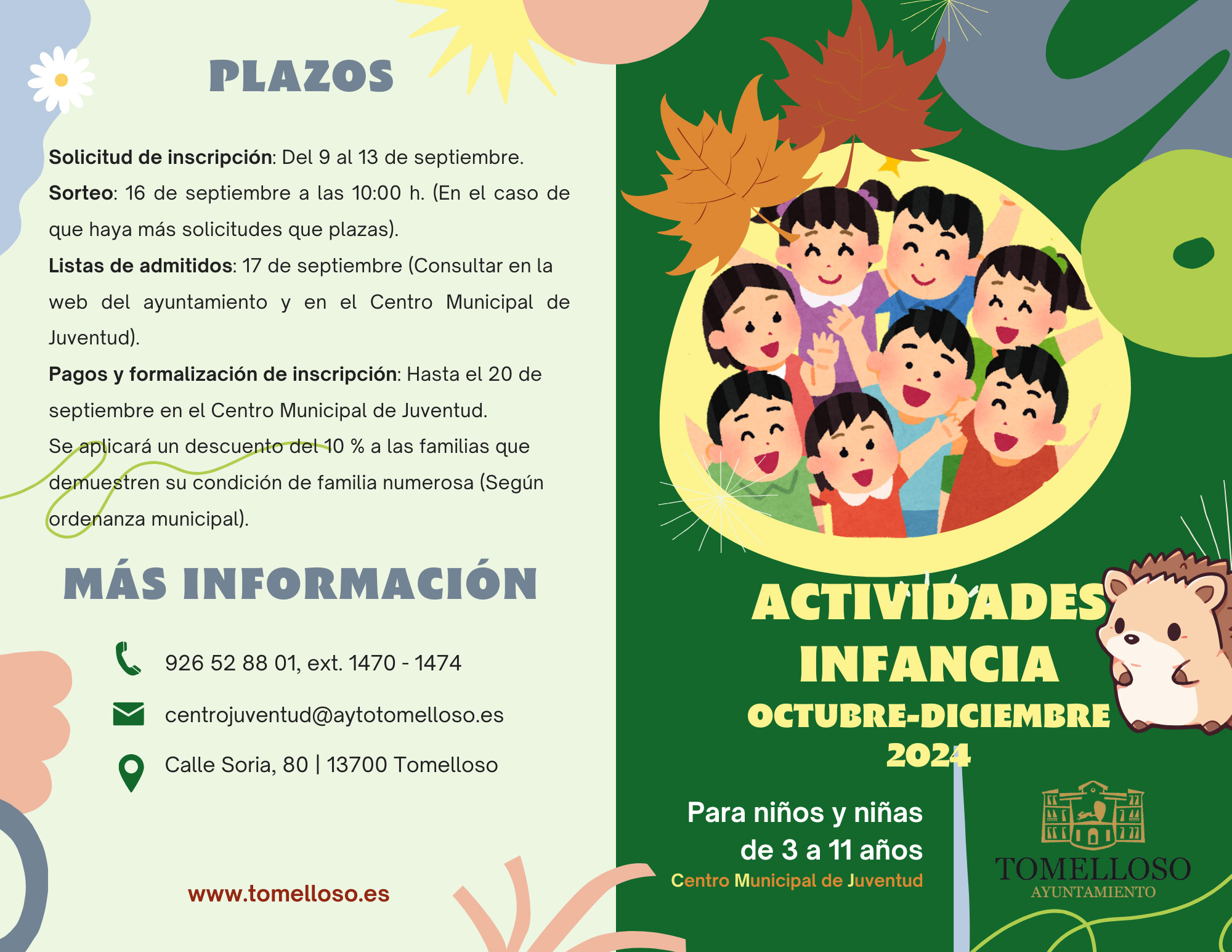 Actividades Educación Tomelloso