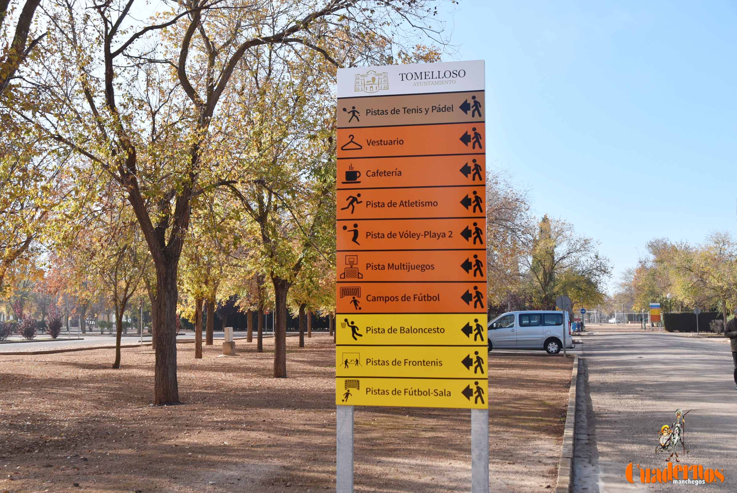 Señales Ciudad Deportiva de Tomelloso