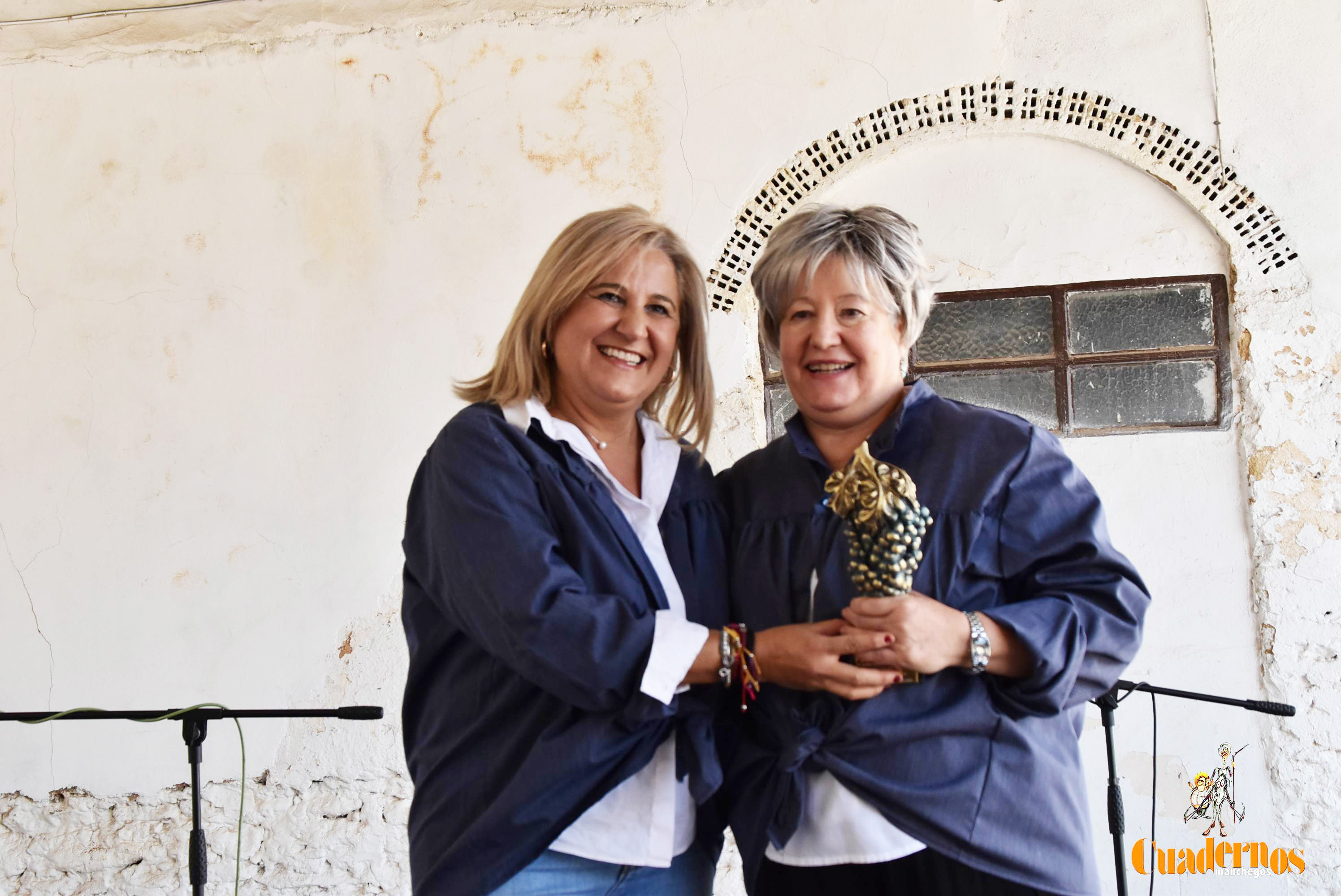 Emotivo e imborrable homenaje a María Teresa Zafra que ha recibido hoy en Tomelloso el título de  “Vendimiadora del Año”