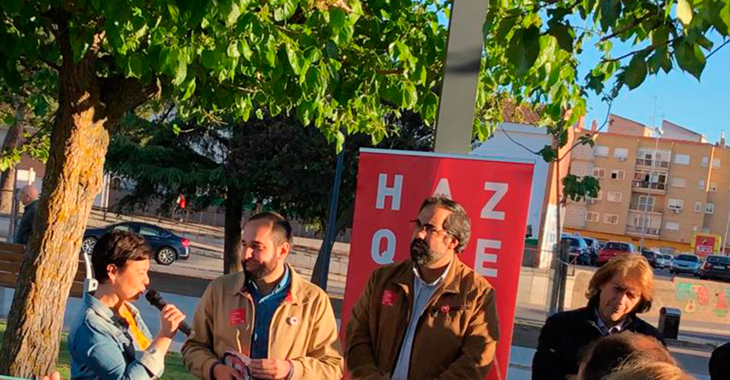 El PSOE cierra campaña en Ciudad Real capital haciendo balance de las políticas sociales puestas en marcha por Pedro Sánchez