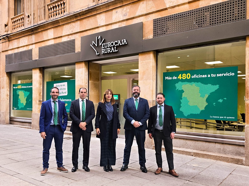 Eurocaja Rural abre su primera oficina en Salamanca, apostando por la generación de empleo y la vocación de servicio
