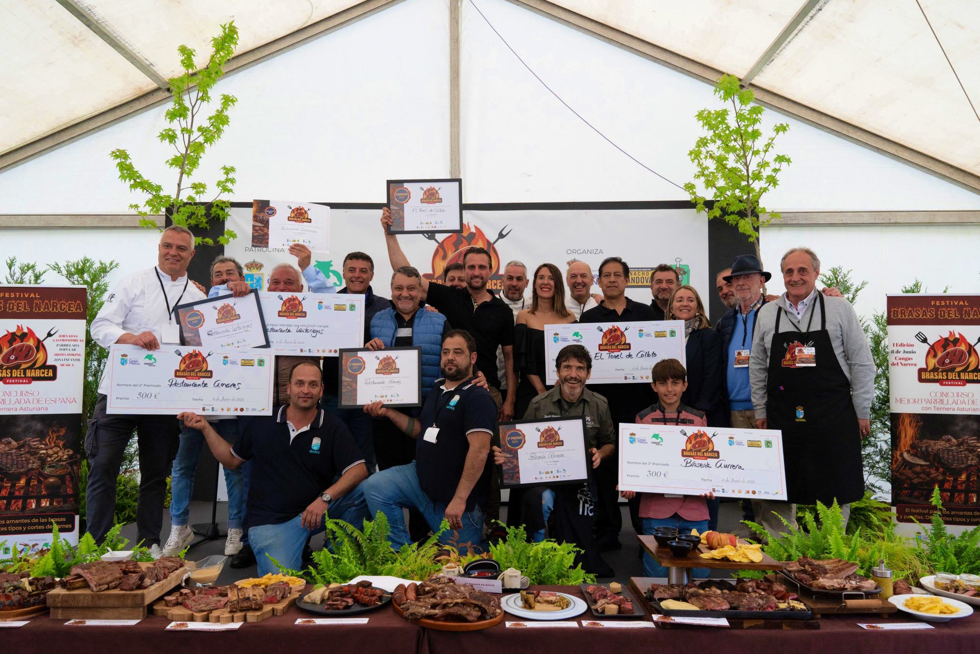 El Tonel de Colloto,  ganador de la primera edición del Concurso Mejor Parrillada de España con Ternera Asturiana 