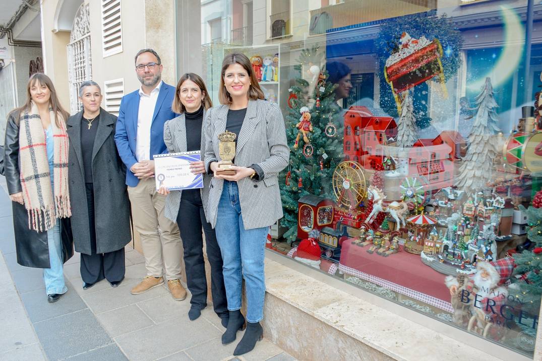 Entregados los premios del concurso de Escaparates Navideños de Tomelloso