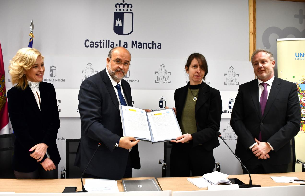 Castilla-La Mancha y ONU-Habitat colaborarán para promover el desarrollo urbano y territorial en las zonas despobladas de la región