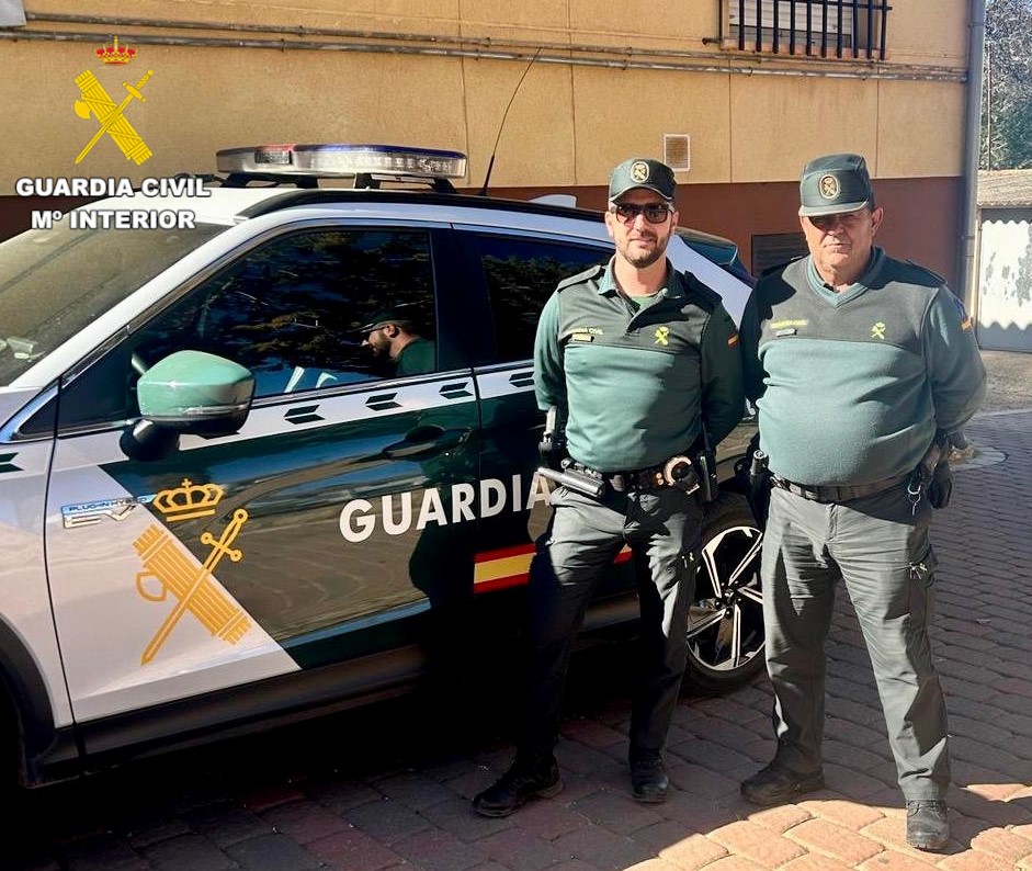 La Guardia Civil de Albacete salva la vida de tres personas por la inhalación de monóxido de carbono