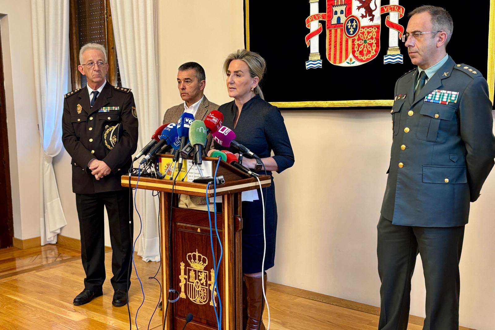 Milagros Tolón destaca la colaboración de Policía Nacional y Guardia Civil, que ha permitido desmantelar una red criminal dedicada a la explotación laboral