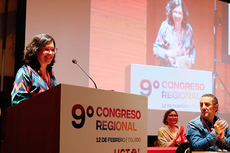 Lola Alcónez es elegida secretaria general de UGT Castilla-La Mancha con el 91,6% de los votos