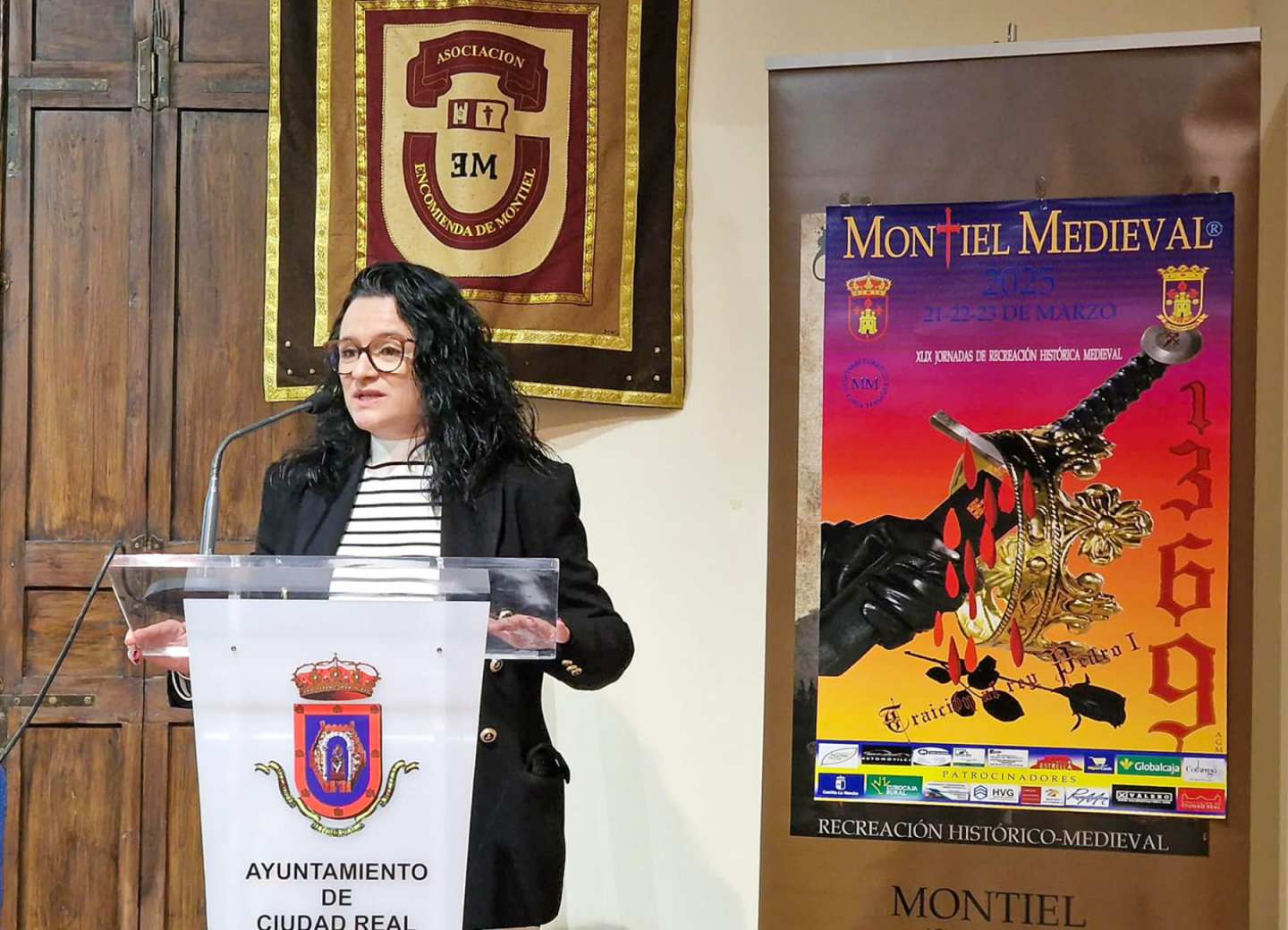 Rocío Zarco confirma el compromiso de la Diputación de Ciudad Real con las jornadas de recreación histórica cultural “Montiel Medieval”