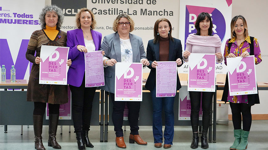 UCLM, Gobierno central, Junta, Diputación y Ayuntamiento se unen en Cuenca para conmemorar el 8M