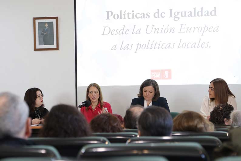 Maestre reivindica la gran influencia del PSOE en la regulación de políticas de Igualdad en la UE y advierte de la amenaza de la extrema derecha