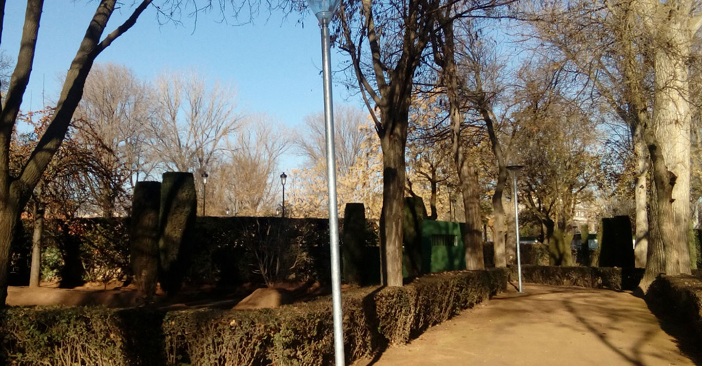 Cerrados los parques en Tomelloso debido a la fuertes rachas de viento