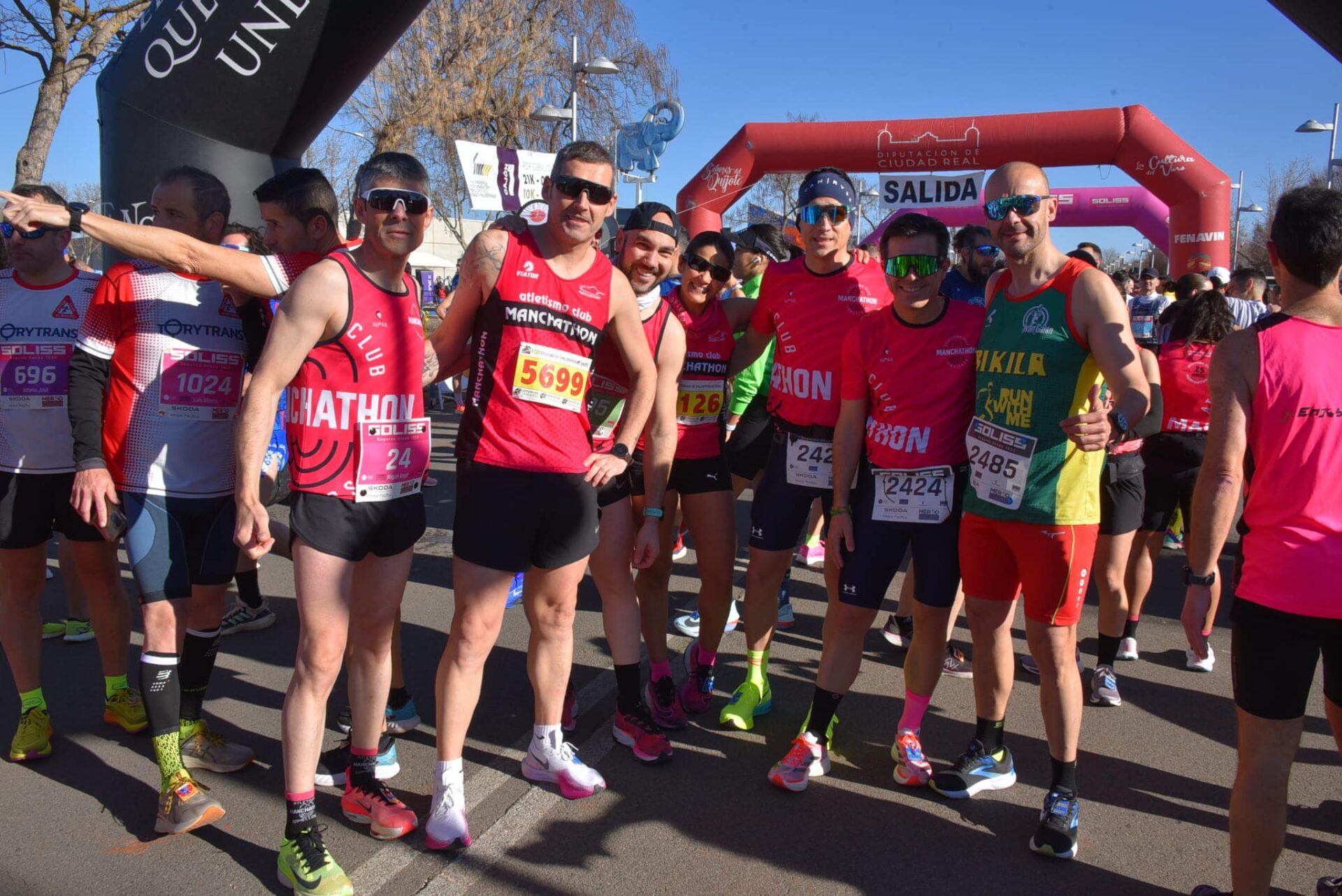 Manchathon en la Media Maratón Ciudad de Valdepeñas