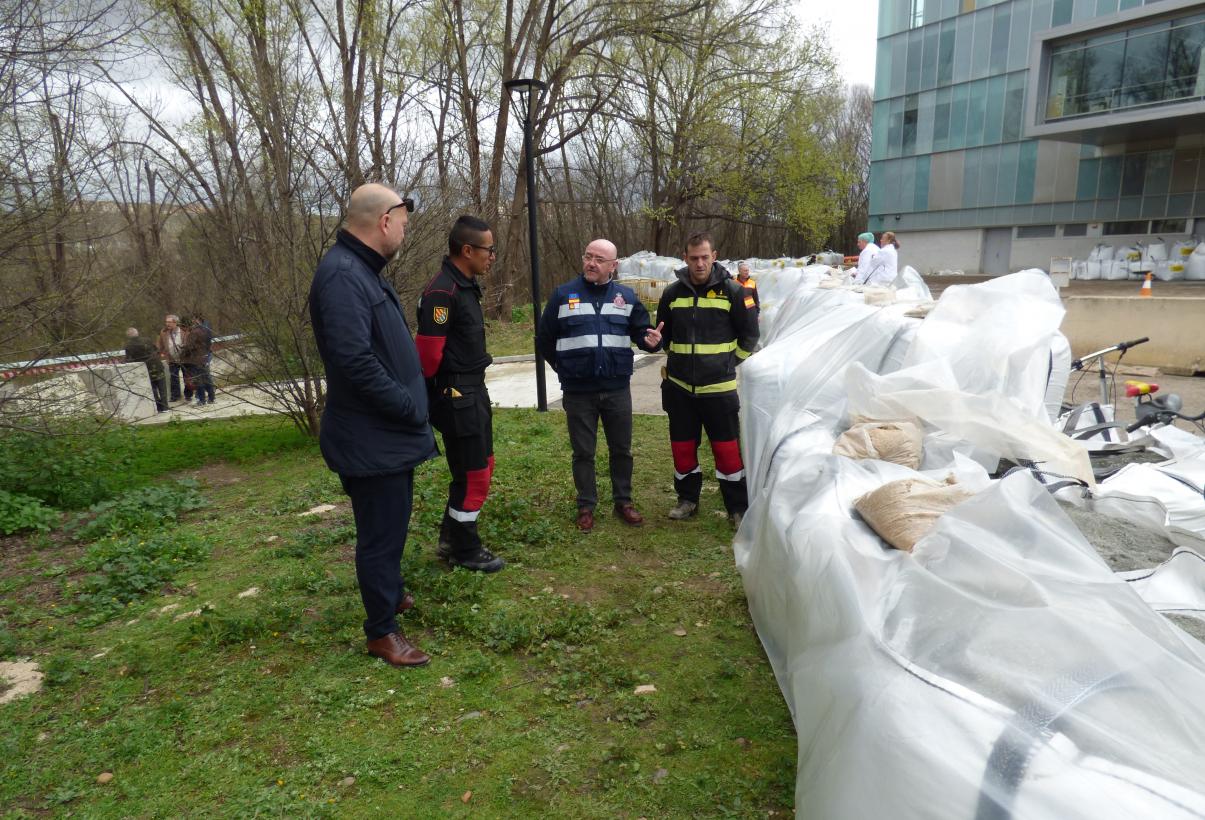 El Gobierno regional, a través de la dirección del PRICAM, emite el mensaje Es-Alert en las zonas inundables del río Tajo y del Alberche a su paso por Talavera