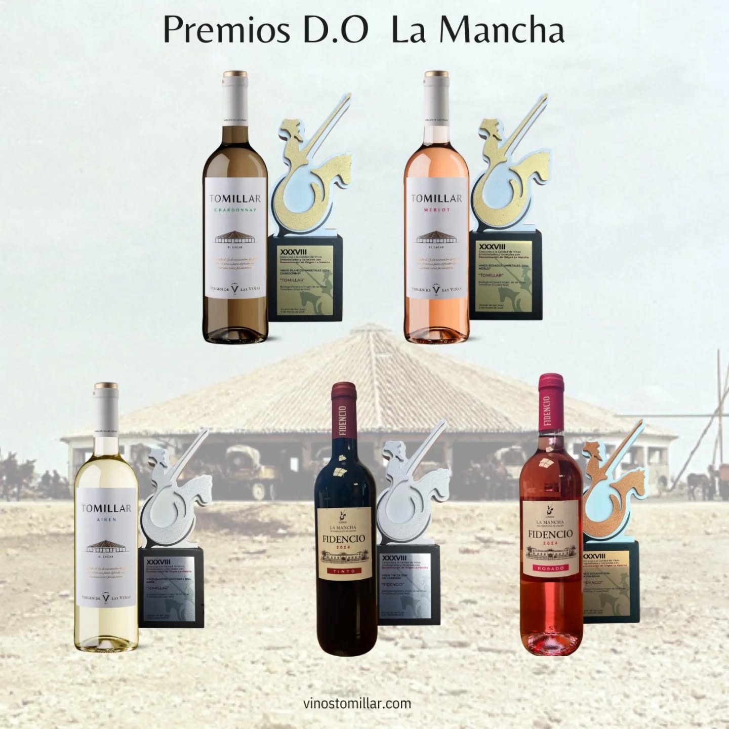 La Cooperativa Virgen de las Viñas consigue varias distinciones de prestigio en los Premios a la Calidad de los Vinos de la DO La Mancha