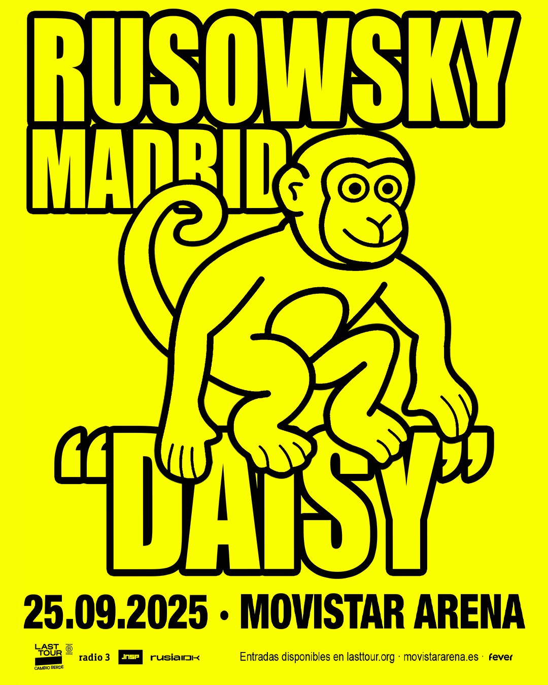 rusowsky presentará su álbum debut en el Movistar Arena de Madrid