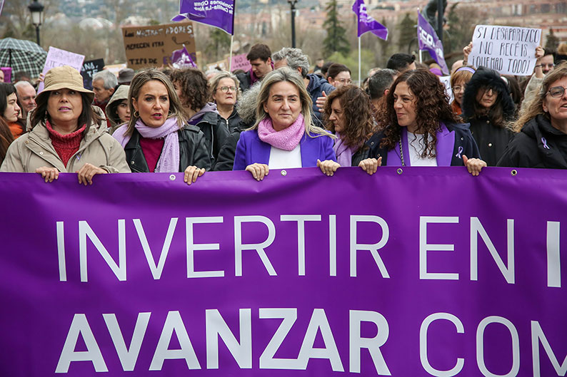 Milagros Tolón en el 8M: “Un día de reivindicación y de una lucha por la igualdad que sigue muy vigente porque queda mucho por hacer. Nada nos va a parar”